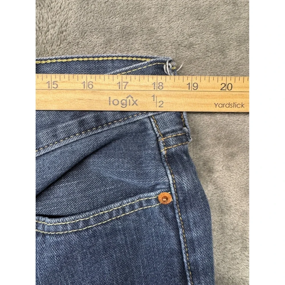 Levi's 514 Straight Fit Jeans Mens W40 L30‎ Dark Wash Denim Pants